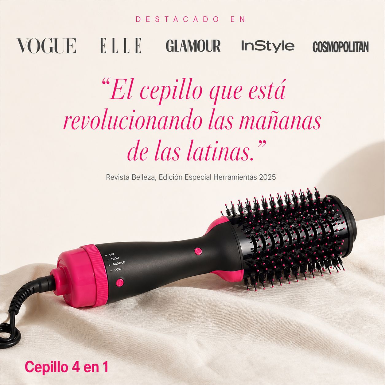 Onestep Luxe | Peina, Seca y da Volumen en Minutos
