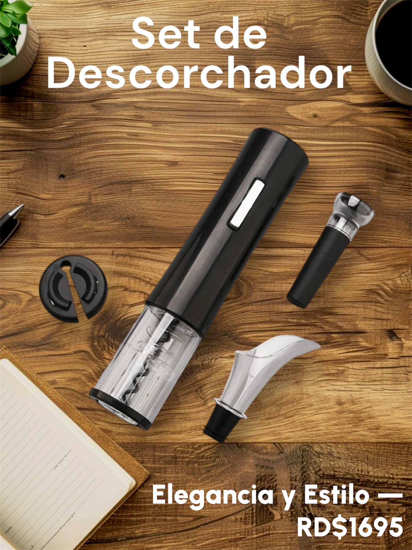 CorkEase ™ | Descorchador Automático de vinos