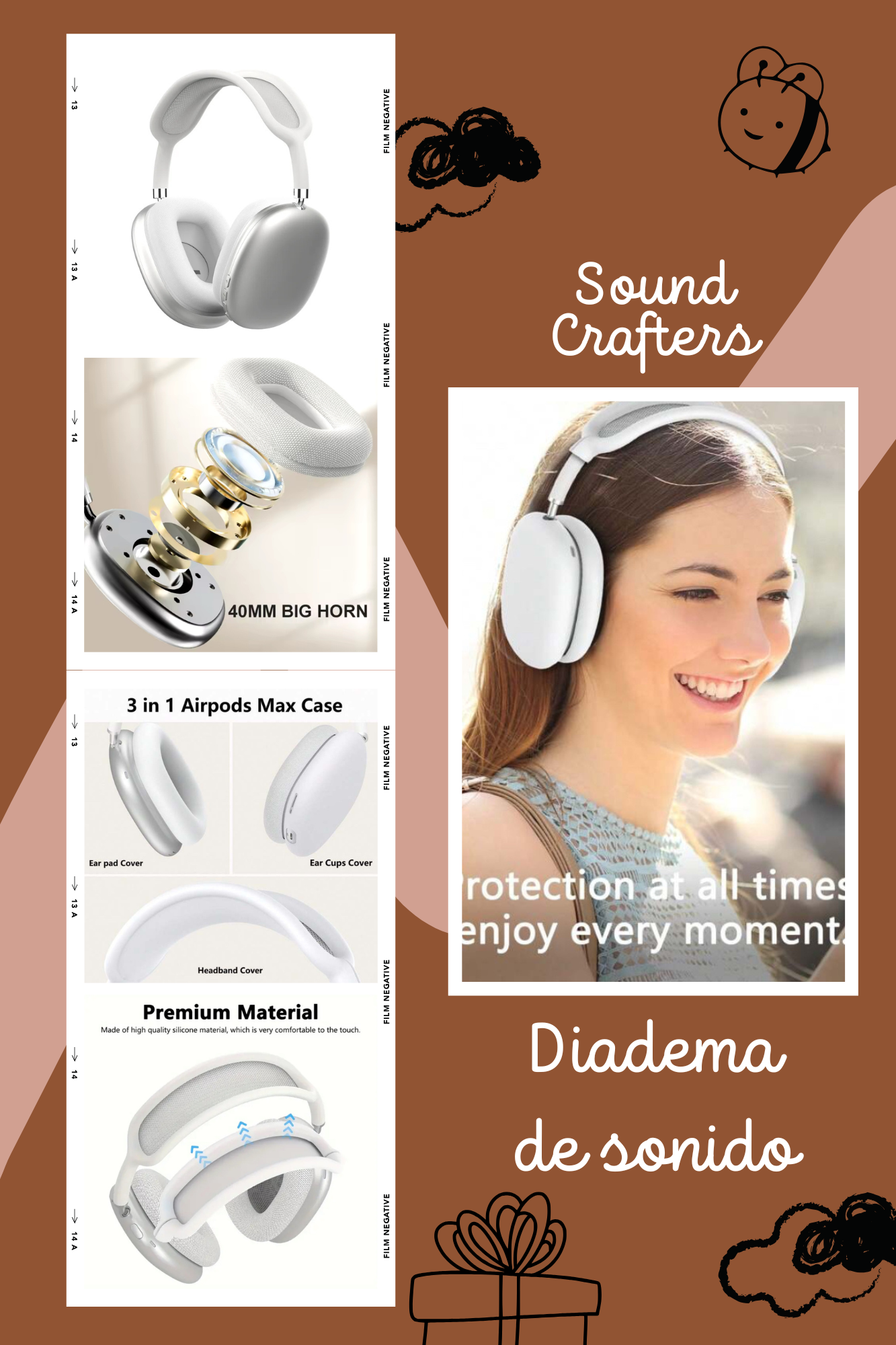 SoundCrafters Pro ™ | Diadema de sonido