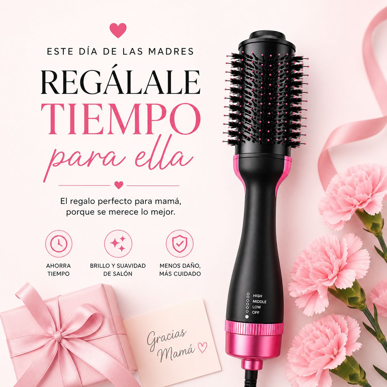 Onestep Luxe | Peina, Seca y da Volumen en Minutos